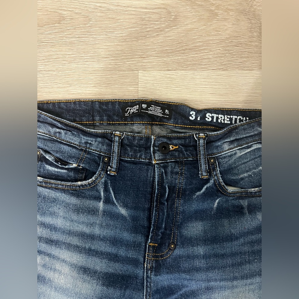 Men's Dark Wash Straight Jeans